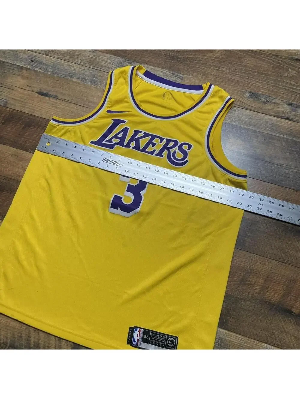 Nike Los Angeles Lakers Anthony Davis Nike Swingman Jersey Size 52 XL